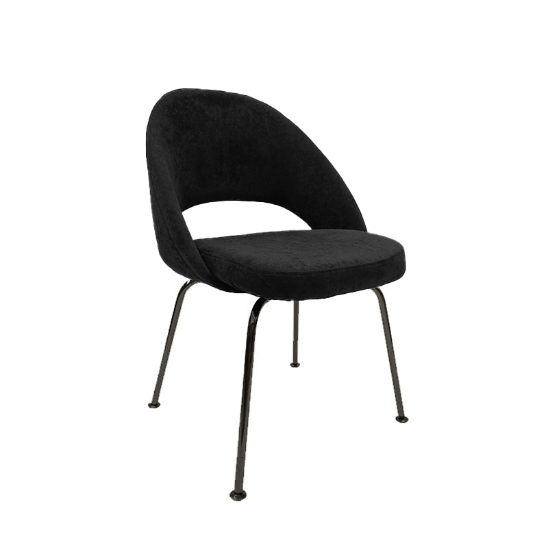 Silla Saarinen Tub Pana Veluti, Base Cromo o Negra